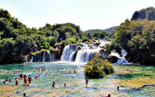 N.P. Krka Waterfalls, Šibenik & Primošten - Exclusive private speedboat tour